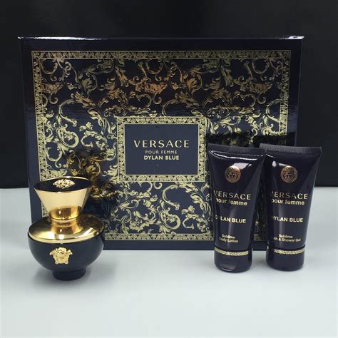 versace blue dylan gift set|Versace Dylan Blue box.